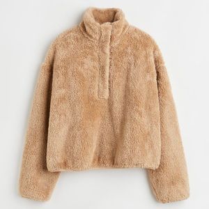 Faux Shearling Top